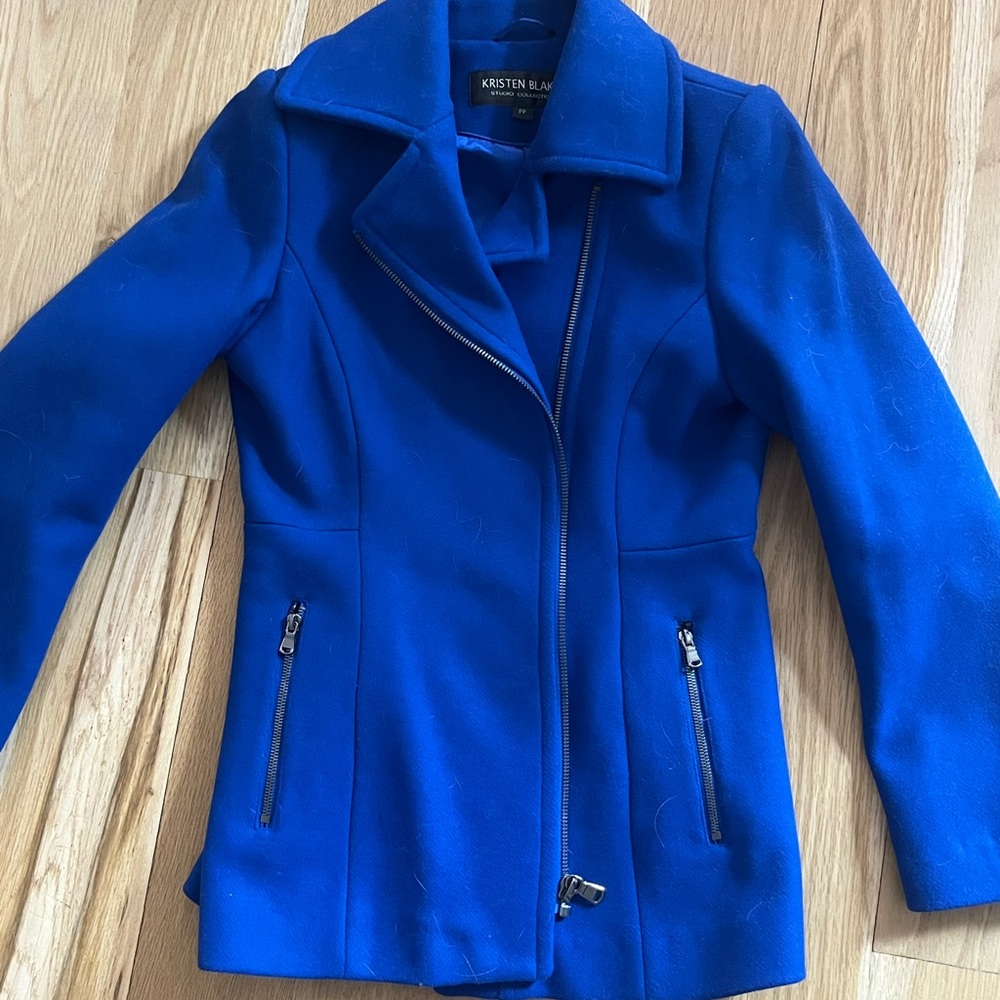 Women's Blue Peacoat